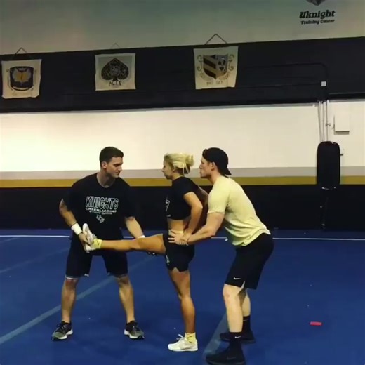 11K views · 107 reactions | New video on my YouTube channel  It teaches you these three basic partner stunts! If you want to learn... click the link on my instagram or on this video! @nessaesposito @micahwade. | Daniel Buyeske | Facebook