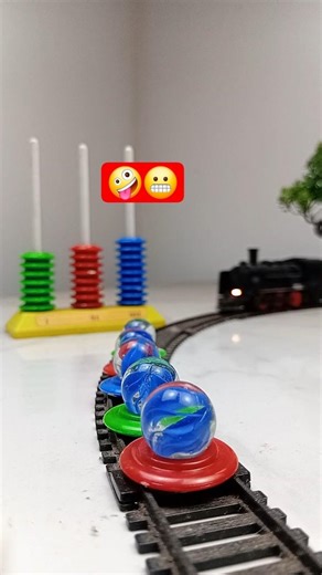 Glass balls 🤪😬 VS SPEED rc train crash testing Detail/ remote control #shorts​ #rccars​ #ckdotcom