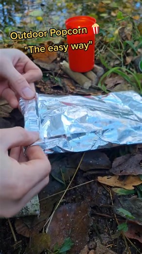 3K views · 30 reactions | Fast Outdoor Popcorn  Have you ever tried #popcorn #fyp #foryoupage #bushcraft #reels #bushcraftgermany | Winter & Bushcraft | Facebook