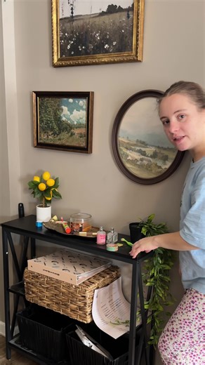 I hate cleaning this table for some reason but it literally took me 8 mins so like why did i wait so long idk 😭 #mom #sahm #clean #cleaning