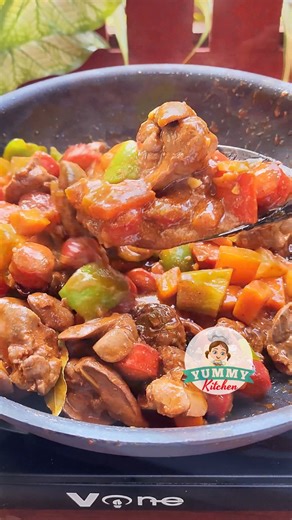 Chicken Liver Menudo – A Rich and Flavorful Filipino Classic Chicken Liver Menudo is a hearty and savory Filipino dish made with tender chicken liver, pork, and vegetables simmered in a flavorful tomato-based sauce. This dish offers a unique depth of flavor thanks to the creamy, slightly sweet taste of chicken liver, making it a delicious twist on the classic Menudo. Serve it with steamed rice for a satisfying home-cooked meal! #ChickenLiverMenudo #FilipinoFood #LutongBahay #PinoyRecipes #Menudo