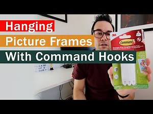 How to hang picture frames with 3M command hooks