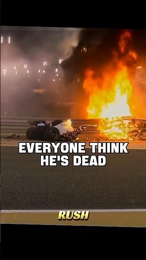 Romain Grosjean's Miracle Escape 🙏 #F1 #Shorts