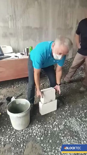 6K views · 74 reactions | #Blocktec AAC blocks no need pa ng curing. Mukhang nag-magic lang yung Wizard namin. | Blocktec | Facebook
