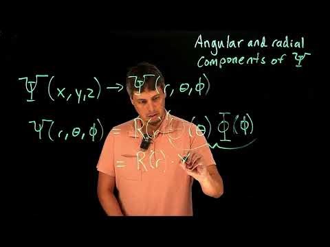 Video 1.22 - Separating the radial and angular components of the 3D wavefunction
