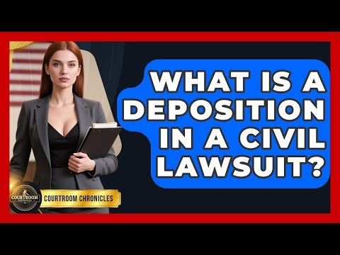 What Is A Deposition In A Civil Lawsuit? - Courtroom Chronicles