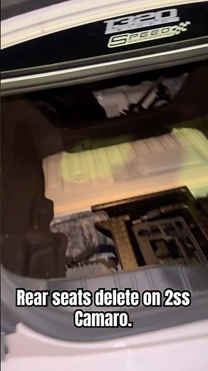 Rear seat delete on 2016 Camaro 2ss. #MostHated #MostHateddLo