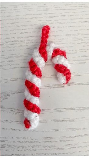 Crochet Candy Cane tutorial