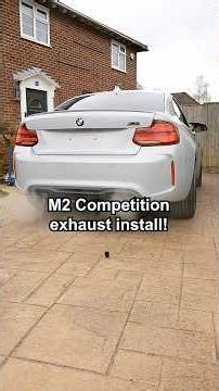 How to install exhaust to m2 competition!