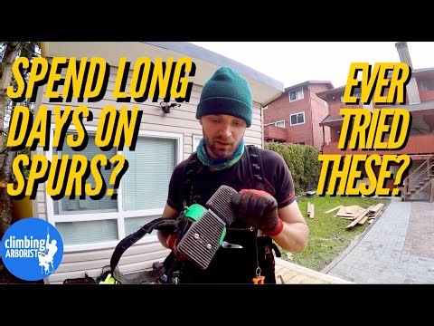 Foot plate for tree climbing spurs REVIEW