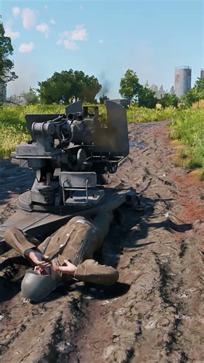 Sniper vs AA Gun 😌 #enlisted #shorts