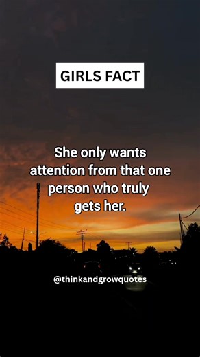 Everyone thinks girls... #reels #girlsfact #lovefact #crushfacts | Thinkandgrow Quotes