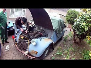 Citroen 2cv6 restarting: it runs and drives!