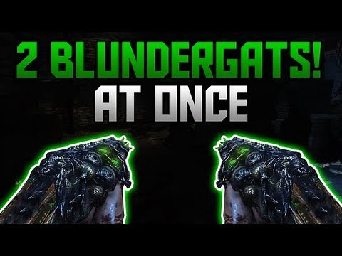 How To Have "2 BLUNDERGATS AT ONCE" - Mob Of The Dead "2 BLUNDERGATS" Trick! (Black Ops 2 Zombies)