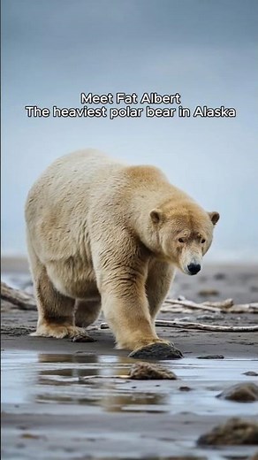 Meet fat Albert: the heaviest polar bear in Alaska (1,500 lbs!)