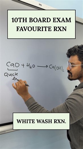 White Wash Reaction | Class 10 Chemistry | CBSE Boards
