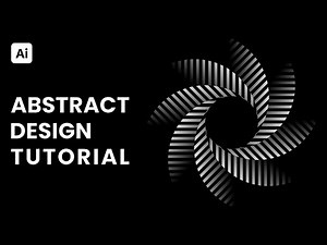 Abstract Art Design in Adobe Illustrator | Step-by-Step Tutorial