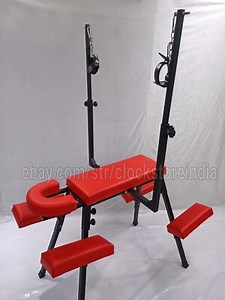 Spanking Bench Portable Bench Flogging BDSM Bench Red Color With Headrest  | eBay UK