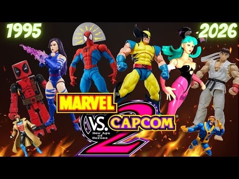 ALL Marvel Vs Capcom Action Figure History (Retrospective)