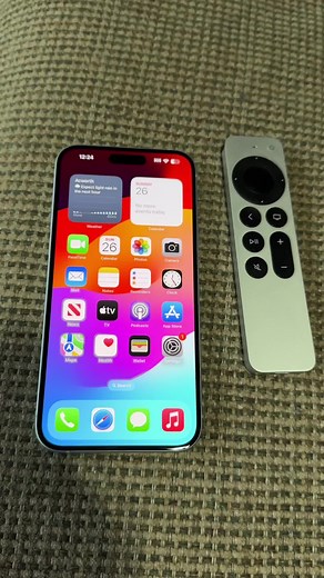 Cómo enlazar o usar el iphone cómo control remoto para escribir y buscar algo en el Apple tv #iphone #apple #appletv #appletvremote