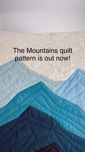 Donna on Instagram: "This new pattern has zero chill — ✅ fast ✅ 5 quilt sizes (different from the sizes in the Modern Landscape Quilts book, where the design first appeared in) ✅ great for confident beginners ✅ lots of diagrams ✅ video tutorial link on how to sew and trim the basic blocks AND how to finish a quilt from start to finish Pattern: #mountainsquilt link in bio or xoxsew dot com #modernquilt #xoxsewpatterns #xoxsew"