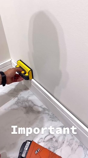 3K views · 17 reactions | Professional way to install baseboards #construction #realestate #tools #Home #DIY #entrepreneur #carpentry #woodworking #tutorial | Winnidesigns | Facebook