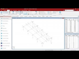 Drawing PV mounting structure in STAAD PRO part-2