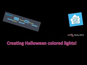 Node-RED | Creating Halloween Colored Lights!