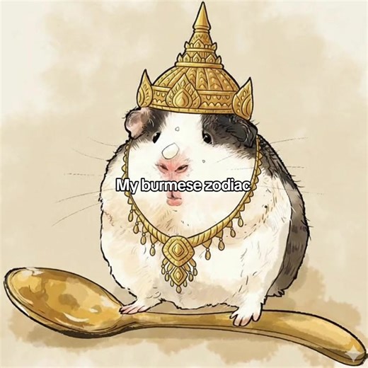 Friday Born – Guinea Pig Zodiac🐀 Charming, gentle, and naturally attractive. Friday-born signs are kind-hearted, artistic, and emotionally warm. They value harmony, beauty, and meaningful connections. Soft energy, magnetic presence.#🇲🇲 #burma #myanmar #fyp #myanmartiktok🇲🇲🇲🇲
