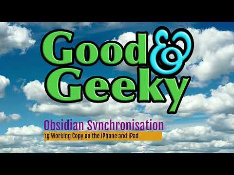 Sync Obsidian using Working Copy and GitHub