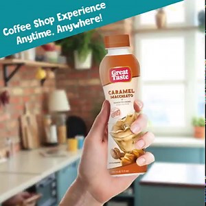 Miss the coffee shop experience? Enjoy the nakaka-good vibes na Great Taste Iced Coffee in Caramel Macchiato, Vanilla Latte, and Chocolate Mocha! | Great Taste Coffee