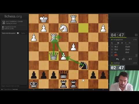 Petite partie d'échecs de 8 minutes