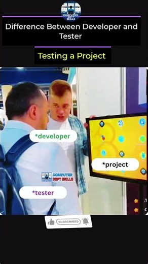 Difference Between Developer and Tester, Software Developer Vs Software Tester Funny Video#developer