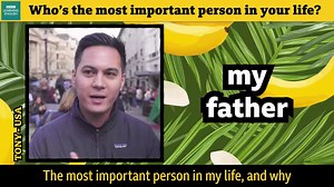 13K views · 378 reactions | The people around us can affect our happiness, health and general well-being. But who is the most important person in your life? Watch the video to find out how some people in London answered this question! #learnenglish #bbclearningenglish #voxpop #ESL #EFL #English #important #person #family #friends #BFF #love #memories | BBC Learning English | Facebook