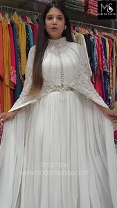 261K views · 3.9K reactions | Maharani white cape long belle...