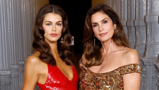 Cindy Crawford & Her Model Daughter Went Head-To-Head In Tight Dresses For Art & Film