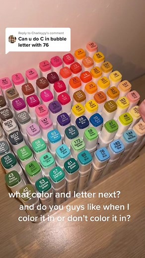 Creating Bubble Letter C - Hand Lettering Tutorial