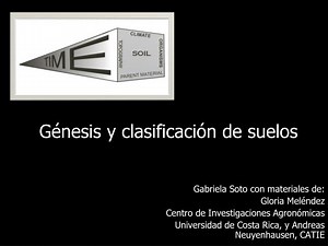 PPT - Génesis y clasificación de suelos PowerPoint Presentation, free download - ID:2417725