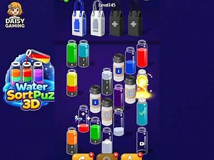 Water SortPuz 3D Level 145 Walkthrough