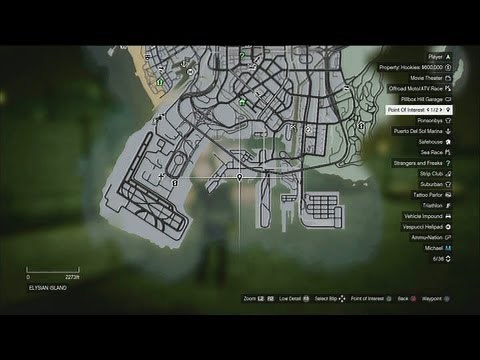 GTA 5 Dinghy Boat And Scuba Gear Location