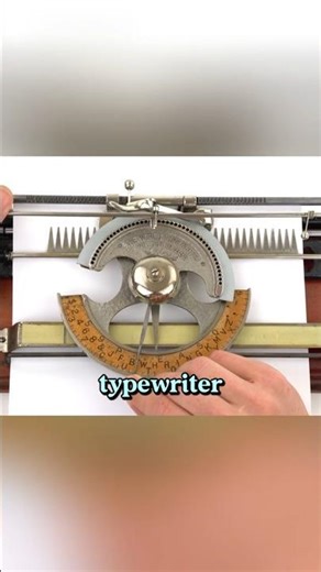 This Typewriter Doesn’t Type… It Dials Letters.#mrscuriosityy #viral #shorts