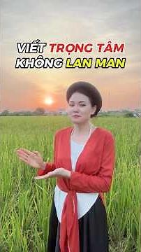 Cách viết Nghị luận xã hội trọng tâm, không lo lan man #hocvanchitam #nguvan