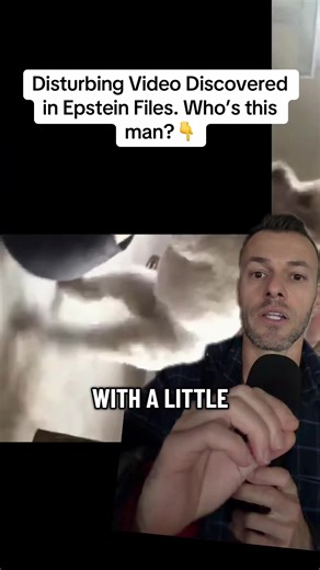 New Epstein files video emerges. Who is this man? #epstein #epsteinfiles #jeffreyepstein #dog #mystery
