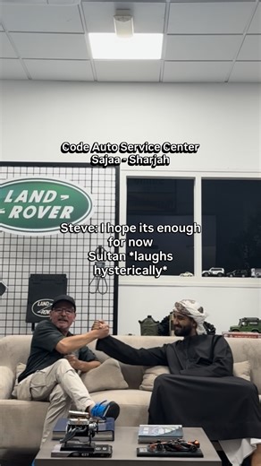 Sultan on Instagram‎: "⁨ قاراج Code Auto Service 🤝 شغلتهم ترميم السيارات القديمة.. مواتر بروجكت.. الاند روفرز.. الدفندرات.. الرنج.. ترتيب ال overlanding.. تعال واشوف واحكم. القاراج فالشارجة - الصجعة ما راح يقصرون وياكم ابداً⁩"‎