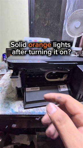 Epson Printer Solid Orange Lights Problem. #PrinterRepair #Epson #printer #diy #howto | Brian Jay Arado