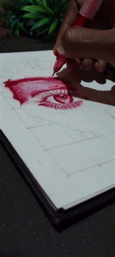 Eye 👀 Drawing with pen#shorts#Easy eye drawing