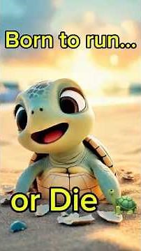 Born to Run: The Baby Turtle”s Race for Survival #shortsfeed #shorts