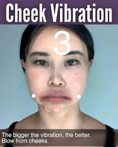 Did you know one of the most important foundations in Koko Face Yoga starts with a simple warm up? Cheek vibration is the first exercise we teach 💪 It helps relax overworked muscles while gently waking up sleeping muscles. You can explore more warm-ups and full routines inside the Koko Face Yoga app 📲 | Koko Face Yoga