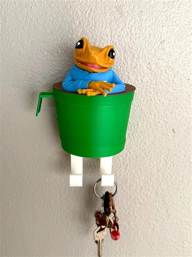 Concho Frog Cup Keyholder (puerto Rico and USA) - Etsy