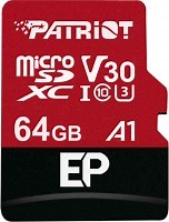 Карта памяти Patriot Memory EP microSDXC V30 A1